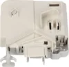 A close-up, top-down view of a washing machine door lock mechanism. Produktbild-Vorschau