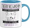 Tierfreundin Und Prinzessin Tasse Geschenk Für Eine Produktbild-Vorschau 1