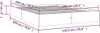 A diagram showing the dimensions of a bed frame. Produktbild-Vorschau