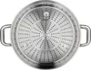 A top-down view of a stainless steel pot with a perforated insert. Náhľad obrázku produktu