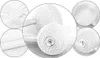 Close-up views of decorative magnetic curtain clips. Náhľad obrázku produktu