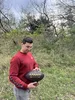 Ballon de rugby vintage avec support de présentation en Voir les images du produit 5