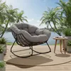 Lesli Living Schaukelsessel Cozy Stone anthrazit/light-grey Produktbild-Vorschau 4