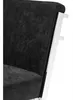 Casa Padrino Luxus Barstuhl Schwarz / Silber 43 x 54 x H. Produktbild-Vorschau 4