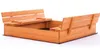 Sandkasten mit Sitzbank 120 x 120 cm, Dach, Naturholz, Produktbild-Vorschau 6