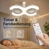 LED Deckenlampe mit Ventilator E27, 60W, 3 Farben dimmbar, Produktbild-Vorschau 4