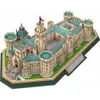 A 3D puzzle model of a castle on a green base. Podgląd zdjęcia produktu