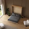 Skříňová postel s čalouněným rámem M1 180x200 Vertical Náhled obrázku produktu 9