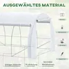 Outsunny 3,97 x 3 x 2m Gewächshaus Foliengewächshaus mit Produktbild-Vorschau 4