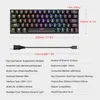 Mechanische Tastatur, kabelgebunden, beleuchtete Produktbild-Vorschau 3