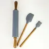 Silikon Backset 4-teilig – Backmatte mit Nudelholz, Produktbild-Vorschau 8