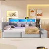 Merax Tagesbett Daybett 140x190cm, Schlafsofa mit 2 Produktbild-Vorschau 2