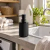 Flüssigseifenspender Schwarz 250 ml - Seifenspender für Bad, elegant Náhľad obrázku produktu