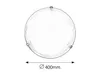Plafond verre 40 cm E27 2x60W verre blanc albâtre rond Voir les images du produit 2