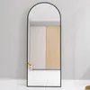 Miroir à poser de 165 × 60 cm avec cadre noir, grand miroir Voir les images du produit 12