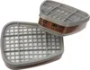 Two respirator filter cartridges are shown against a white background. Produktbild-Vorschau