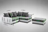 Wohnlandschaft Sofa Couch Ecksofa Eckcouch Gewebestoff Produktbild-Vorschau 6