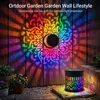 Zonne-wandlamp Mandala – Warm wit licht – Metalen tuinlamp, Productafbeelding-voorbeeld 3