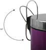 MSV Treteimer fur Bad/Toilette - lila - 3 Liter - 17 x 25 Produktbild-Vorschau 19