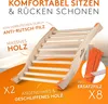 ALPENHAUCH Sauna Rückenlehne aus 100% Naturholz [2 Stück] - Produktbild-Vorschau 2