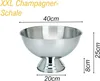 mucHome XXL Champagnerschale aus Edelstahl ⌀40cm Sektkühler Produktbild-Vorschau 3