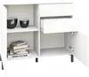Kommode "Haama" 3-türig, weiß-glänzend Produktbild-Vorschau 2