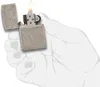 ZIPPO - Antique Silver Plate - Storm Lighter refillable Náhľad obrázku produktu 5