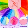 36 pièces de foulards de jonglage, colorés, en soie, Voir les images du produit 8