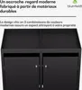 Blumfeldt cache poubelle extérieur – acier galvanisé Voir les images du produit 5