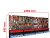 Werkbankbord botle® 238x90 cm, metalen, met 60 Productafbeelding-voorbeeld 7