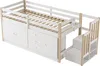 Sweiko Lit surélevé pour enfants, lit d'enfant, lit simple, Voir les images du produit 13