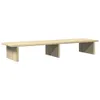 vidaXL Supporto per monitor rovere Sonoma 100x27x15 cm Anteprima dell’immagine prodotto 1