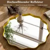 Rund Wandspiegel, dekorativer Wandspiegel zum Aufhängen, Produktbild-Vorschau 4