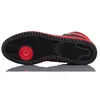 The sole of a black and red Adidas sneaker is shown against a white background. Podgląd zdjęcia produktu