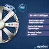 4 STK 16 Zoll RS-T silber PETEX Radkappen Radzierblenden Produktbild-Vorschau 3