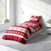 4 teilig Winter Bettwäsche 155x220 cm Wichtel Weihnachten Produktbild-Vorschau 2