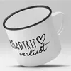 Huuraa Emaille Tasse Roadtrip  Geschenk Kaffeebecher Produktbild-Vorschau 2