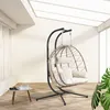 Juskys Doppelhängesessel Aria - Polyrattan Hängesessel mit Produktbild-Vorschau 13
