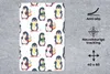 MuchoWow® Mauspad Mousepad Pinguin - Ski - Winter - Kind - Produktbild-Vorschau 2