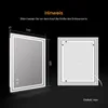 Diagrams and text related to a mirror's dimensions and installation. Anteprima dell’immagine prodotto