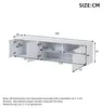 okwish TV-Schrank,Lowboard mit LED Beleuchtung und 3 Produktbild-Vorschau 6