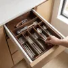 WELLHAUS Besteckeinsatz Akazienholz 44x26 6 cm Produktbild-Vorschau 4