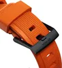 Nomad Rugged Strap Ultra Orange Connector Black Produktbild-Vorschau 3
