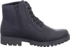 A side view of a black lace-up boot with a zipper. Produktbild-Vorschau