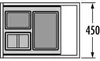 Hailo 3620471 Separato K 450 Abfalltrennsystem 34 L 18/8/8 Produktbild-Vorschau 3