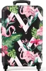 NoBoringSuitcases.com® Großer Koffer - Flamingo - Blumen - Produktbild-Vorschau 1