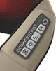 A close-up view of the control panel and heating element of a neck massager. Produktbild-Vorschau