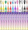 12 Farben Nageldesign Stift Set - 0.5mm Feinspitze, Produktbild-Vorschau 6