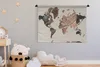 MuchoWow® Wandteppich Wandbehang Karte - Baum - Natur Produktbild-Vorschau 3