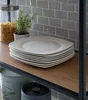 Speiseteller - 28 x 28 cm - Weiß - Bone China - eckig - 8er Produktbild-Vorschau 4